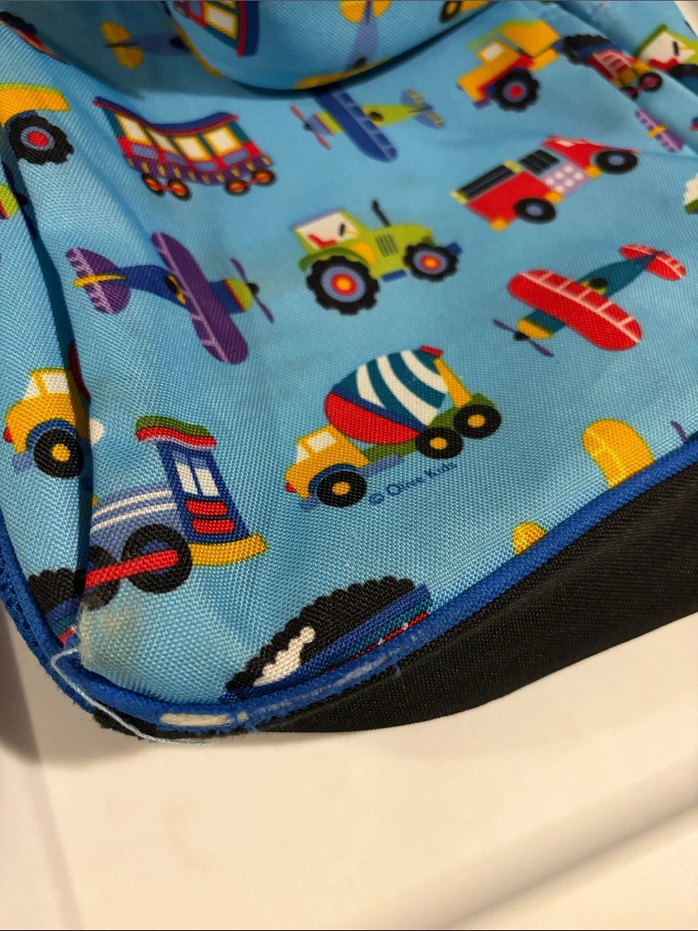 Wildkin Blue Vehicle Print Backpack and Lunch Bag Set